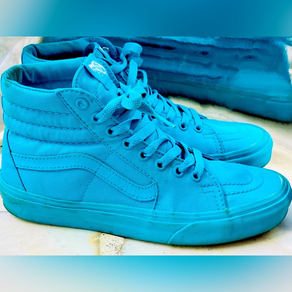 Vans Vintage Off the Wall Hi Top MTE Water Resistant All Weather Teal turquoise